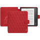 가죽 커버 Kobo Libra Colour - Rouge troupelenc - Couture ( Pantone #AB191A )