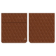 Funda de piel Kobo Libra Color - Marron - Couture ( Nappa - Pantone #8B4720 ) 