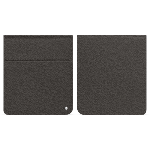 Kobo Libra Colour 専用ラグジュアリーポーチ - 電子書籍リーダーをスタイリッシュに保護Anthracite ( Pantone #41403c ) 