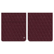 Kobo Libra Colour 가죽 파우치 - Lie de vin - Couture ( Pantone #412234 ) 