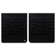 Kobo Libra Colour 가죽 파우치 - Crocodile nero ( Noir / Black) 