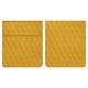 Kobo Libra Colour 가죽 파우치 - Jaune soulèu - Couture ( Pantone #F3B934 )