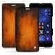 Microsoft Lumia 950 XL - 950 XL Dual Sim leather case - Marron Patine