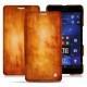 Capa em pele Microsoft Lumia 950 XL - 950 XL Dual Sim - Orange Patine