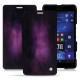 Housse cuir Microsoft Lumia 950 XL - 950 XL Dual Sim - Violet Patine