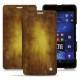 Funda de piel Microsoft Lumia 950 XL - 950 XL Dual Sim - Doré Patine