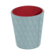 Dice cup - Bleu ciel - Couture ( Nappa - Pantone #abcae9 ) 