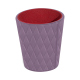 Gobelet à dés - Lilas - Couture ( Nappa - Pantone #b9a3e3 ) 