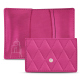 Funda de piel para tarjetas de presentacion - Rose BB - Couture ( Pantone #DB599F )