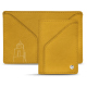 Lederetui für 3 Kreditkarten - Jaune soulèu ( Pantone #F3B934 )
