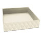 Plateau de rangement - Blanc - Couture ( Nappa - White ) 