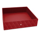 Storage tray - Rouge - Couture ( Nappa - Pantone #d50032 ) 
