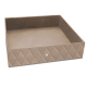 Storage tray - Taupe vintage - Couture ( Pantone #591d16 ) 