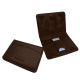 Leather keeper for Memory Stick cards - Châtaigne ( Pantone #1b1107 ) 