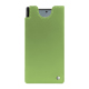 Samsung Galaxy Z Fold6 leather pouch - Vert olive ( Nappa - Pantone #a7c58e ) 