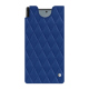 Custodia in pelle Samsung Galaxy Z Fold6 - Bleu océan - Couture ( Nappa - Pantone #15458a) 