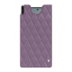 Pochette cuir Samsung Galaxy Z Fold6 - Lilas - Couture ( Nappa - Pantone #b9a3e3 ) 