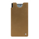 Samsung Galaxy Z Fold6 leather pouch - Sable vintage ( Pantone #9b7340 ) 