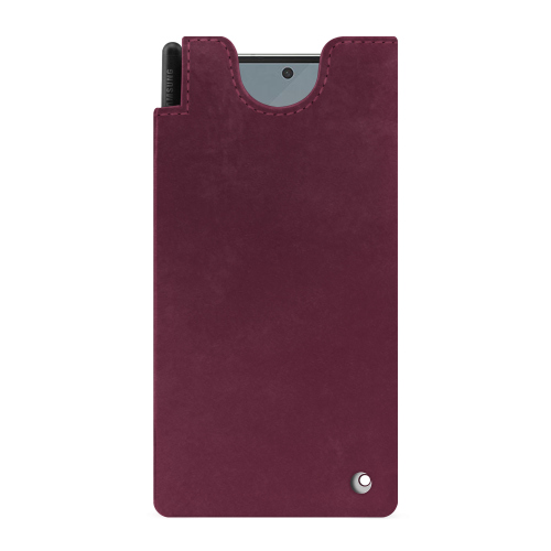 Samsung Galaxy Z Fold6 Tasche aus Premium-Leder - NorevePrune vintage ( Pantone #612434 ) 