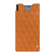 Funda de piel Samsung Galaxy Z Fold6 - Mandarine vintage - Couture ( Pantone #d47231 ) 