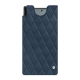 Custodia in pelle Samsung Galaxy Z Fold6 - Jean vintage - Couture ( Pantone #2f414f  ) 