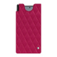 Custodia in pelle Samsung Galaxy Z Fold6 - Rose fluo - Couture ( Pantone #ff16b4 ) 