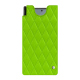 Custodia in pelle Samsung Galaxy Z Fold6 - Vert fluo - Couture ( Pantone #00ab5f ) 