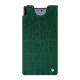 Capa em pele Samsung Galaxy Z Fold6 - Crocodile pino ( Pantone #173F35 ) 