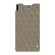 Custodia in pelle Samsung Galaxy Z Fold6 - Darboun sabla - Couture ( Pantone #BCB1A1 )