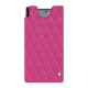 Capa em pele Samsung Galaxy Z Fold6 - Rose BB - Couture ( Pantone #DB599F )