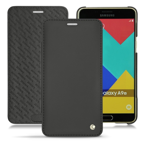 Samsung Galaxy A9 (2016) leather case - Noir ( Nappa - Black ) 