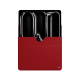 Custodia in pelle Apple iPad Pro 11 (2024) - Rouge ( Nappa - Pantone #d50032 ) 