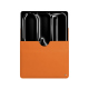 Apple iPad Pro 11 (2024) leather sleeve - Orange ( Nappa - Pantone #ff9351 ) 