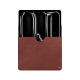 Apple iPad Pro 11 (2024) leather sleeve - Passion vintage ( Pantone #591d16 ) 