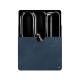 Funda de piel Apple iPad Pro 11 (2024) - Jean vintage ( Pantone #2f414f  ) 