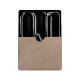 Apple iPad Pro 11 (2024) leather sleeve - Taupe vintage ( Pantone #bda790 ) 
