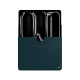 Custodia in pelle Apple iPad Pro 11 (2024) - Bleu Veggie ( Pantone #3f5864 ) 
