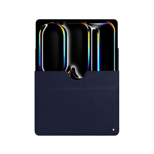 Custodia in pelle Apple iPad Pro 13 - Eleganza e protezione di alta gammaCobalt ( Pantone #2b253f ) 