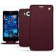 Housse cuir Microsoft Lumia 950 - 950 Dual Sim - Lie de vin ( Pantone 5115C ) 