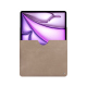 Apple iPad Air 13 (2024) leather sleeve - Taupe vintage ( Pantone #bda790 ) 