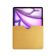 Apple iPad Air 13 (2024) leather sleeve - Or Maïa ( Pantone 871C ) 