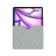 Lederschutzhülle Apple iPad Air 13 (2024) - Gris - Couture ( Nappa - Pantone #c1c6c8 ) 