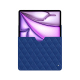 硬质真皮保护套 Apple iPad Air 13 (2024) - Bleu océan - Couture ( Nappa - Pantone #15458a) 
