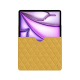 Lederschutzhülle Apple iPad Air 13 (2024) - Mimosa - Couture ( Pantone #b39437 ) 