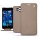 Lederschutzhülle Microsoft Lumia 950 - 950 Dual Sim - Taupe vintage ( Pantone 7530C ) 