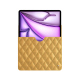 Capa em pele Apple iPad Air 13 (2024) - Or Maïa - Couture ( Pantone 871C ) 