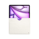 Apple iPad Air 13 (2024) leather sleeve - Blanc escumo ( Pantone #D6D6D1 )