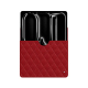 Apple iPad Pro 11 (2024) leather sleeve - Rouge - Couture ( Nappa - Pantone #d50032 ) 