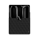 Funda de piel Apple iPad Pro 11 (2024) - Ebène - Couture ( Noir / Black ) 