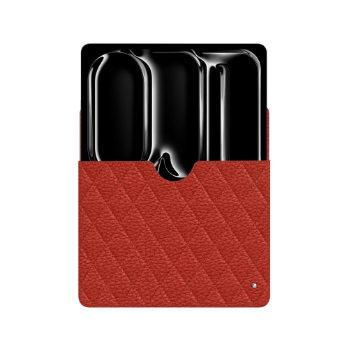 Custodia in pelle per Apple iPad Pro 11 (2024) - Eleganza e protezione | NorevePapaye - Couture ( Pantone #b54317 ) 